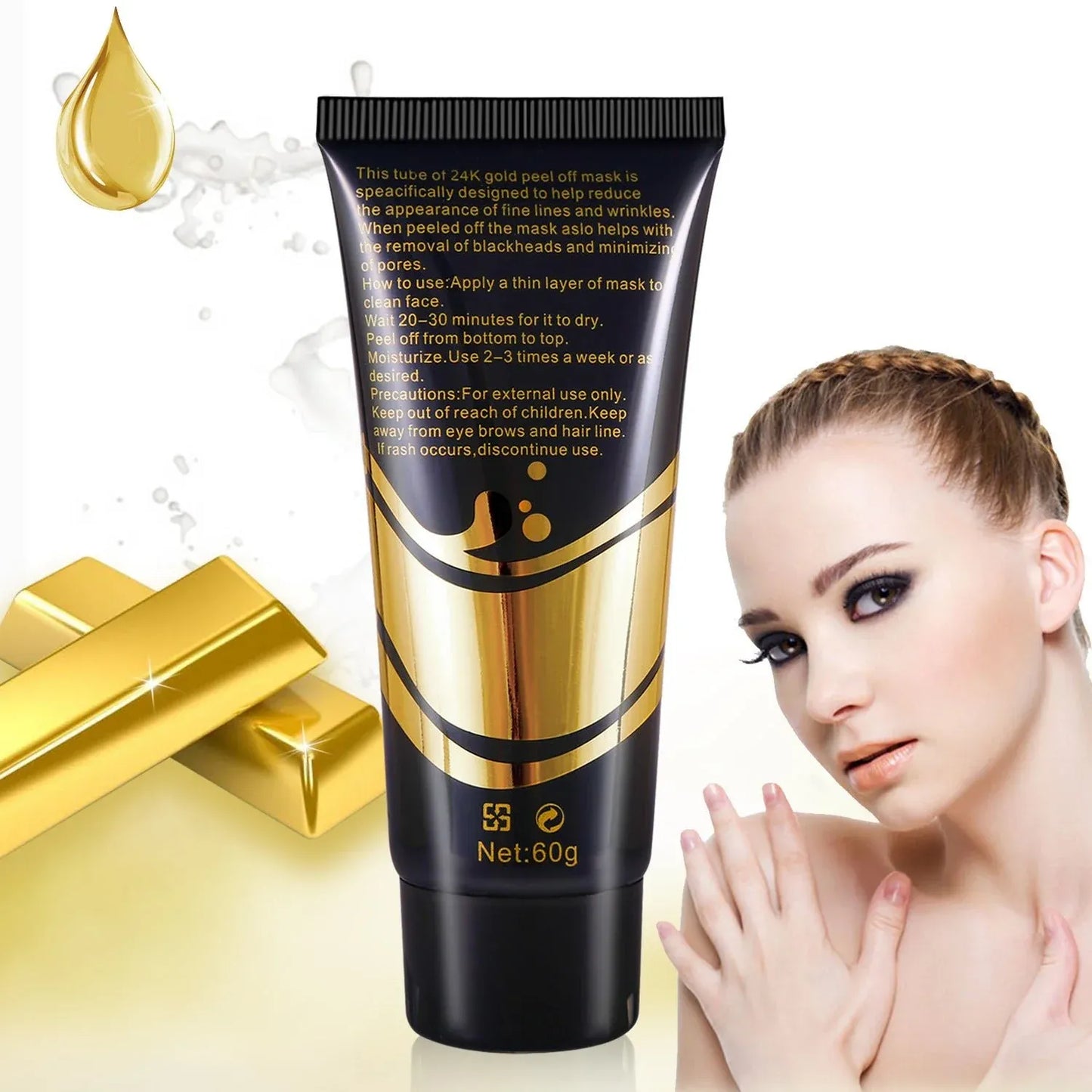 24K Gold Peeling Facial Mask